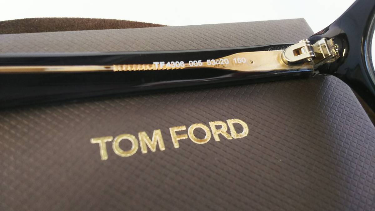 トムフォード 眼鏡 送料無料 税込 新品 TF4306 005 アジアンモデル TOMFORD ブラックストライプ_画像6