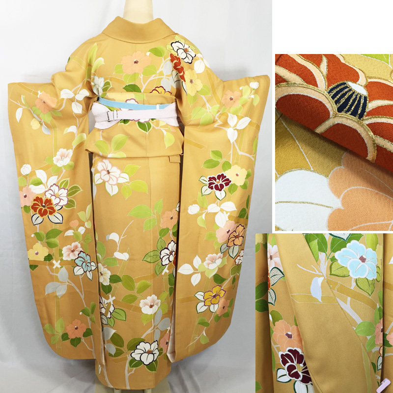 最終SALE!!】☆高島屋取扱い 千總 高級振袖 京友禅 落款あり☆難あり
