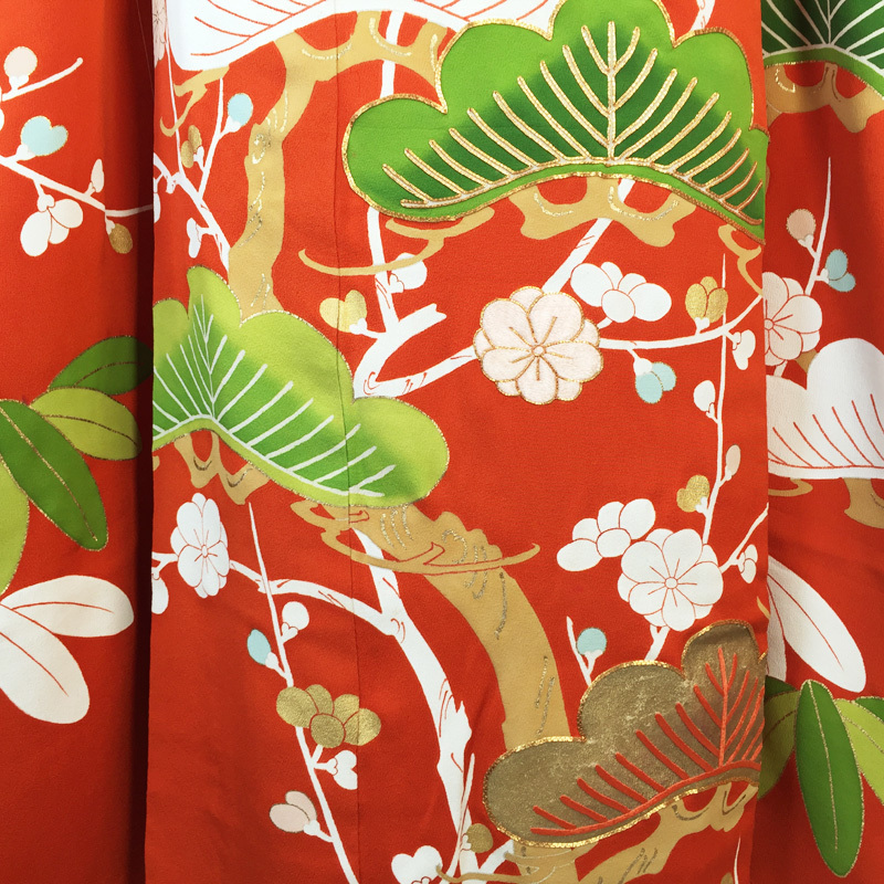 Yahoo!オークション - 志ま亀 最高級振袖 松竹梅 金彩 駒刺繍 Yahoo!オークション - 志ま亀 最高級振袖 松竹梅 金彩 駒刺繍