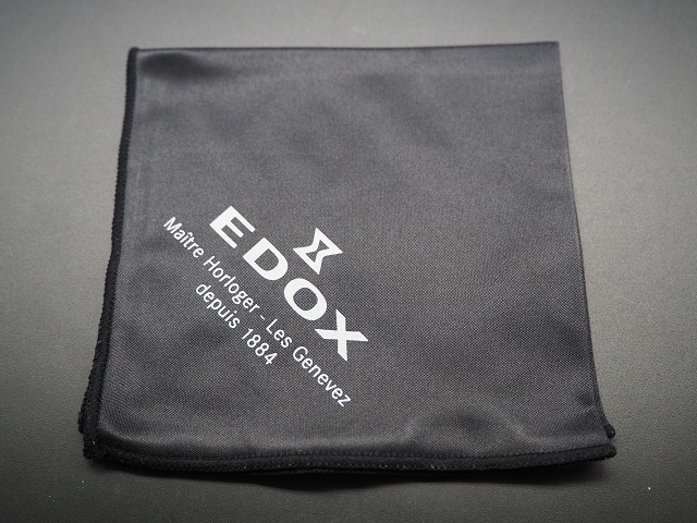 新品 EDOX エドックス 時計拭き クロス 25×25