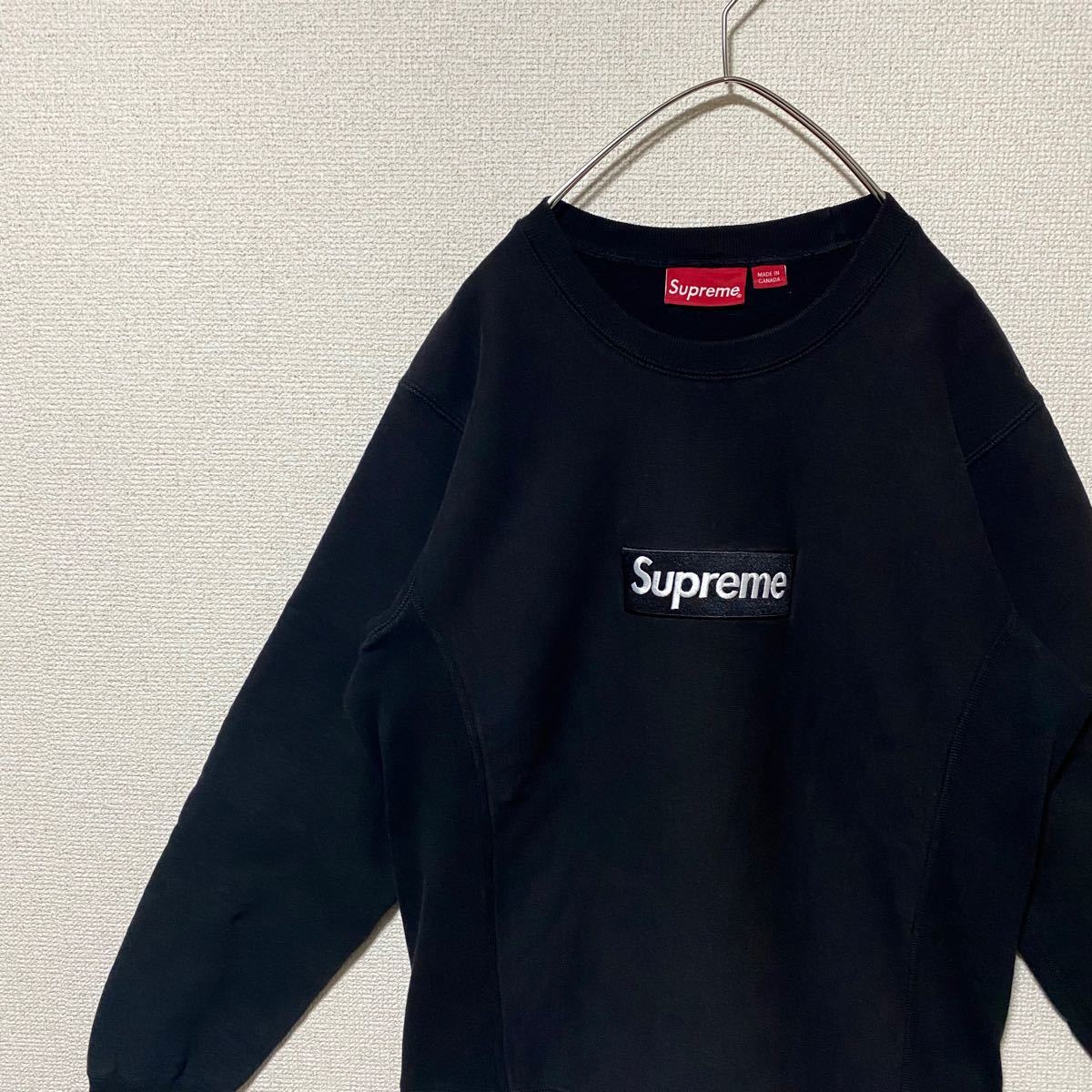 Supreme ボックスロゴ スウェットパーカー クルーネック ccorca.org