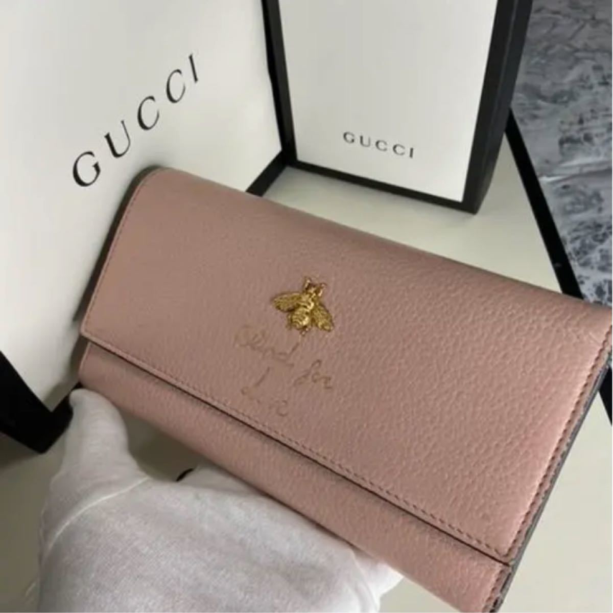 Gucci グッチ アニマリエ Bee 蜂 ベージュ 長財布｜Yahoo!フリマ（旧