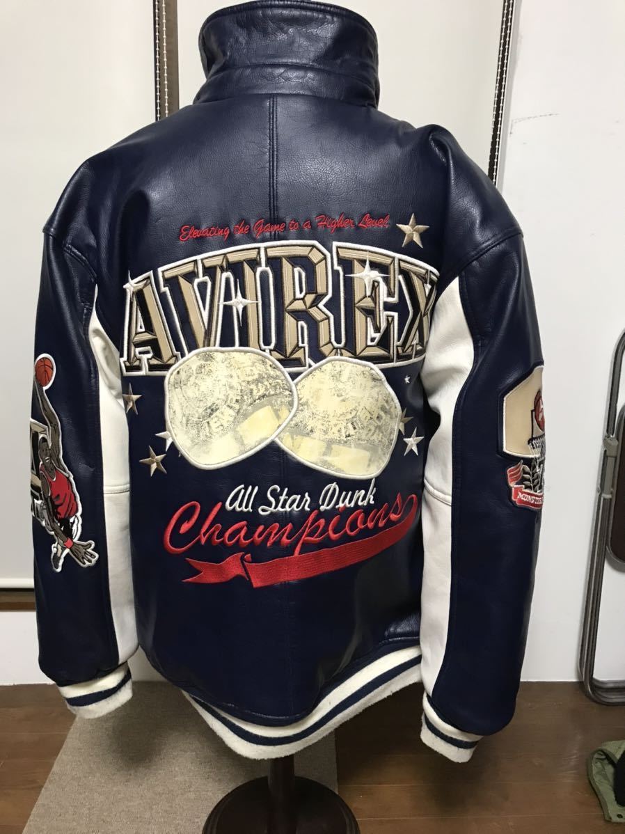 美品 アビレックスAVIREX レザージャケット オールレザー 本革