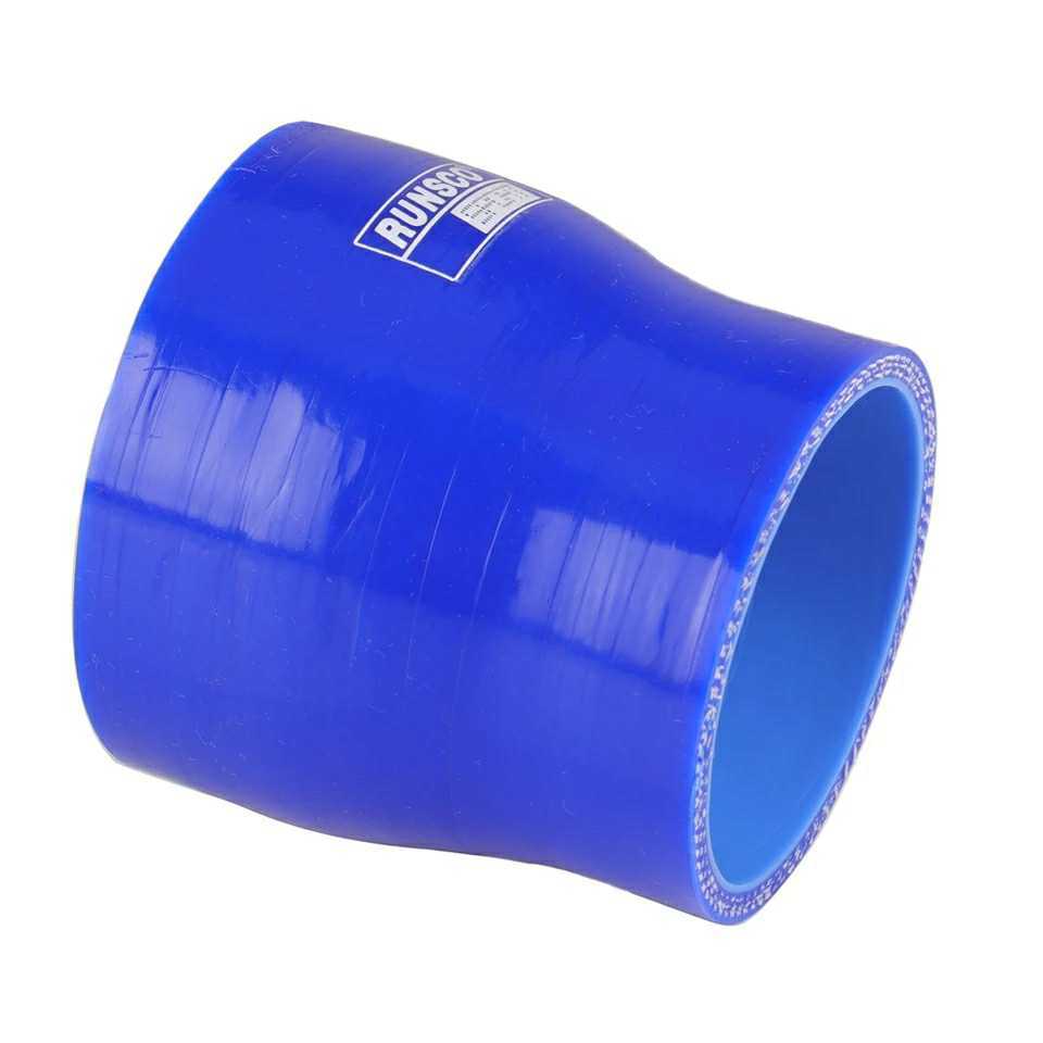 [ high quality ] heat-resisting * enduring pressure 38mm-51mm silicon hose blue 3 layer unusual shape strut RANSCO intake hose intake pipe suction pipe 