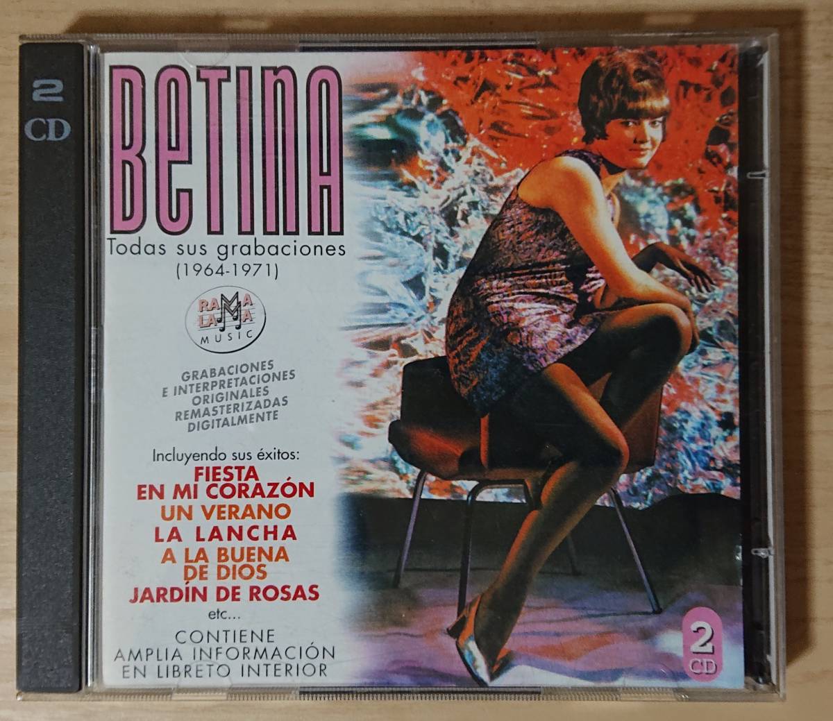 2枚組CD★Betina『Todas Sus Grabaciones (1964-1971)』／スペインガールポップ／RAMALAMA MUSICの画像1