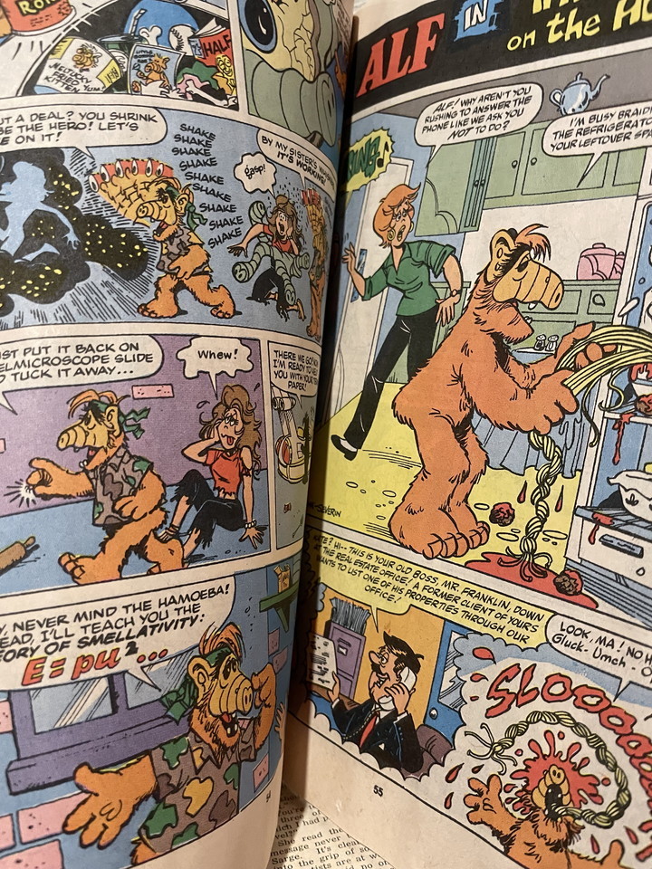 70 以上節約 1980年代 Alf アルフ コミック 64ページ デラックス版 ビンテージ即決usa 海外ドラマ 宇宙人 Lacistitis Es