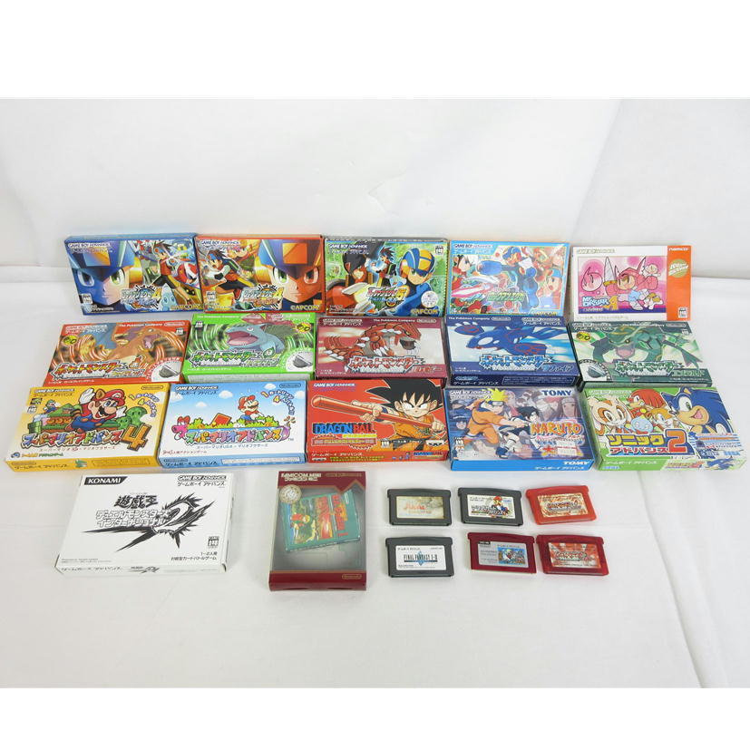 1円【ジャンク】 Nintendo 任天堂 /ゲームボーイアドバンスソフト 23本