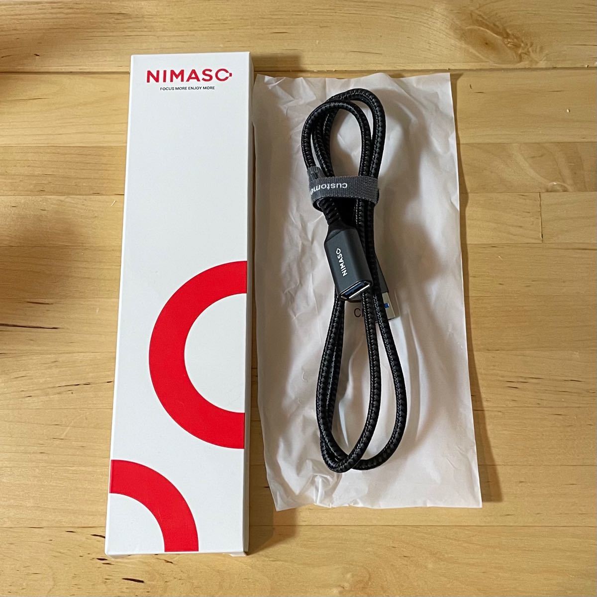 NIMASO USB 延長ケーブル USB3.0規格 1.0m (タイプAオス - タイプAメス) USB 延長 コード