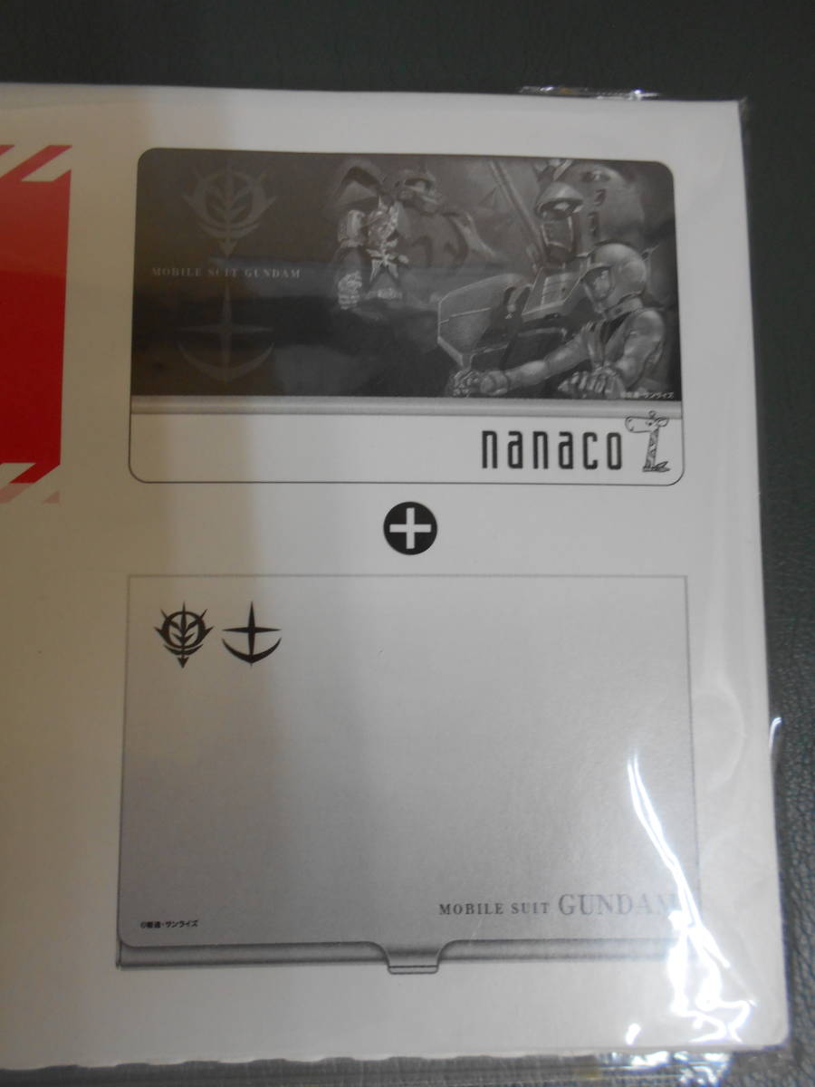 機動戦士 ガンダム Type A Nanaco カード カードケース セブンイレブン限定デザイン 安彦良和画稿バージョン 直営店に限定 Nanaco