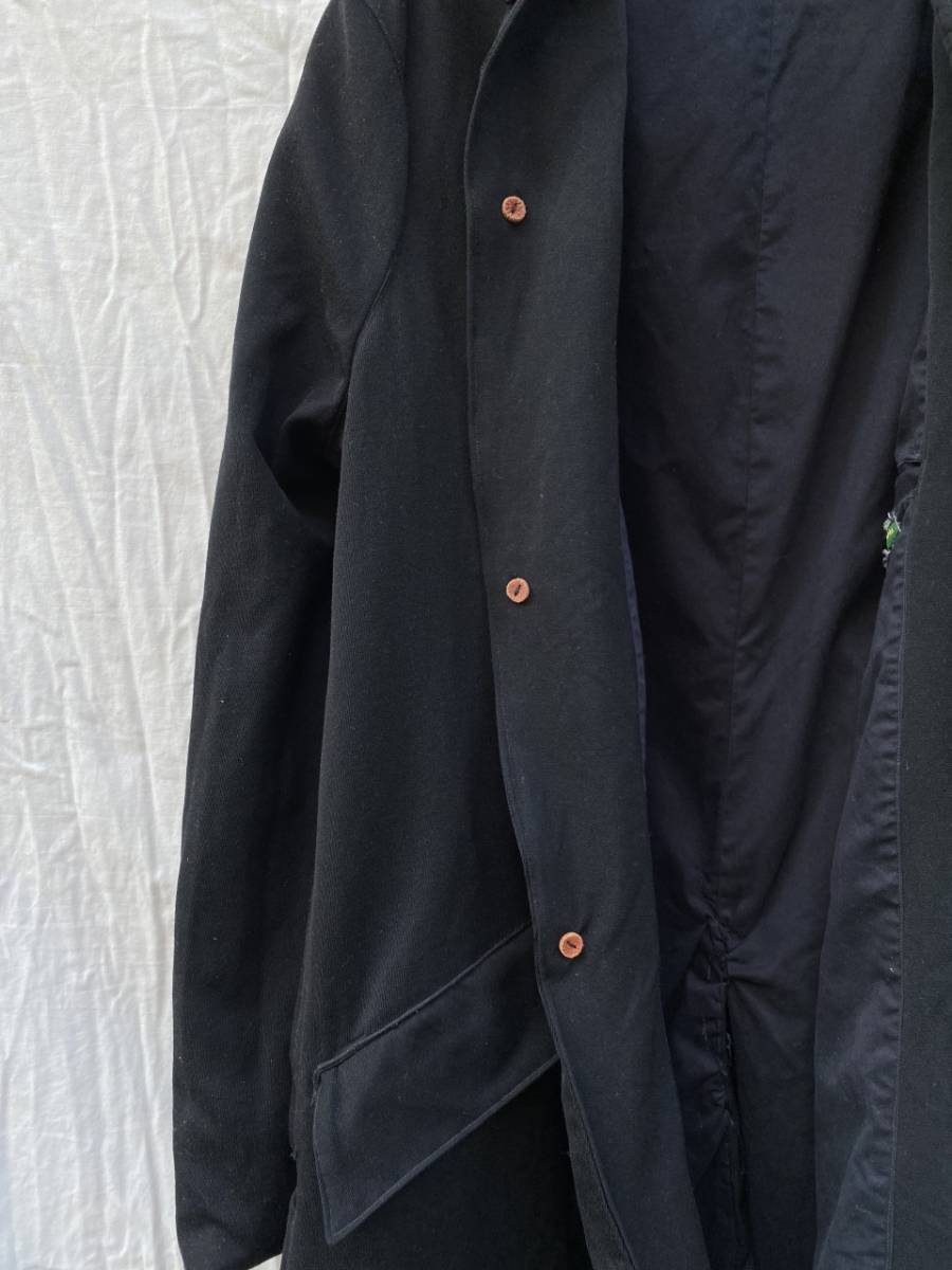 貴重 珍品 初期 ポールハーデン PAUL HARNDEN SHOEMAKERS マックコート Mac Coat イギリス製 Made in England 黒 裏地 ALLBLACK_画像9