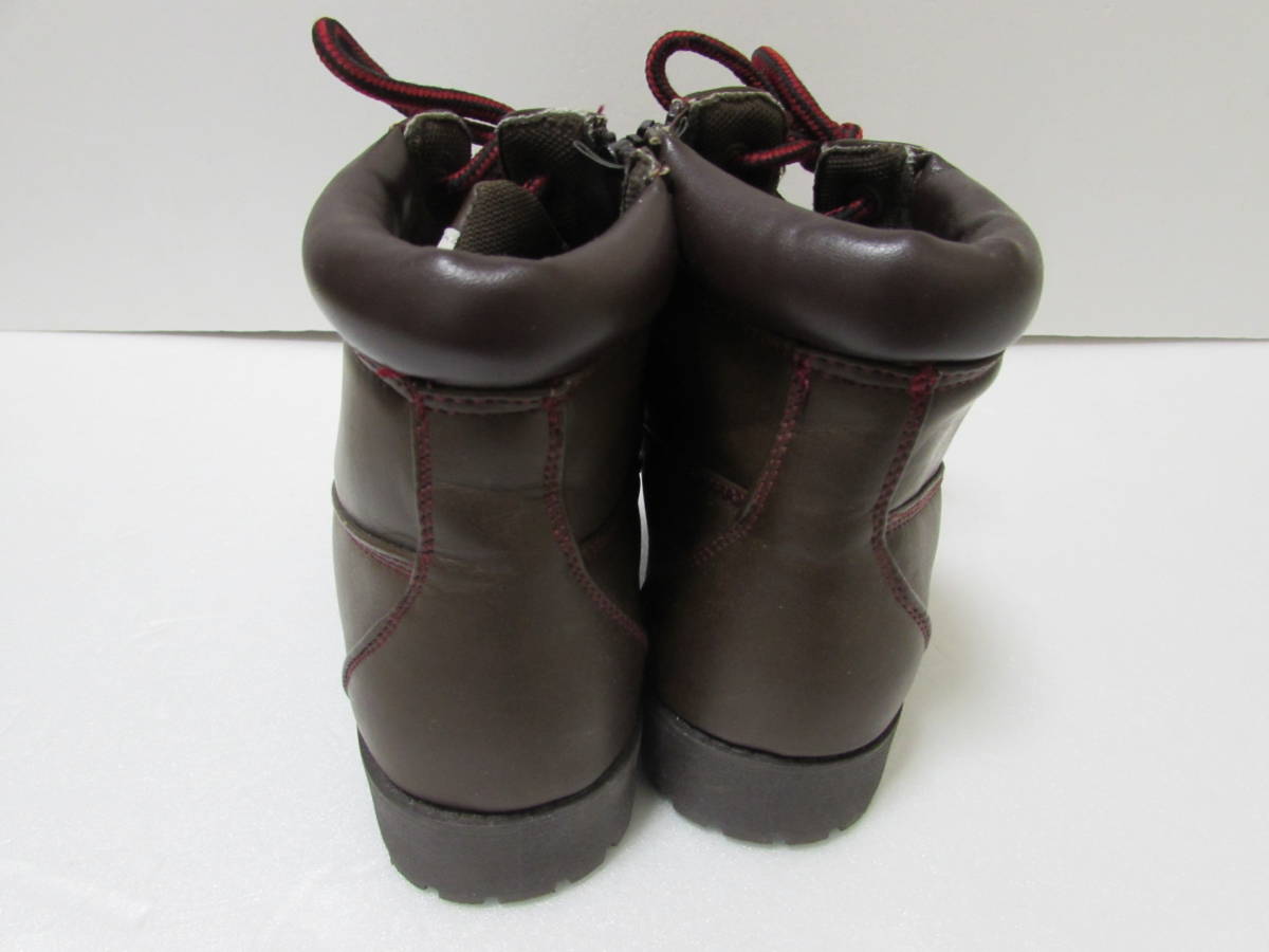 [ used ] TEXACO is ikatto boots 22. Brown Kids for children 