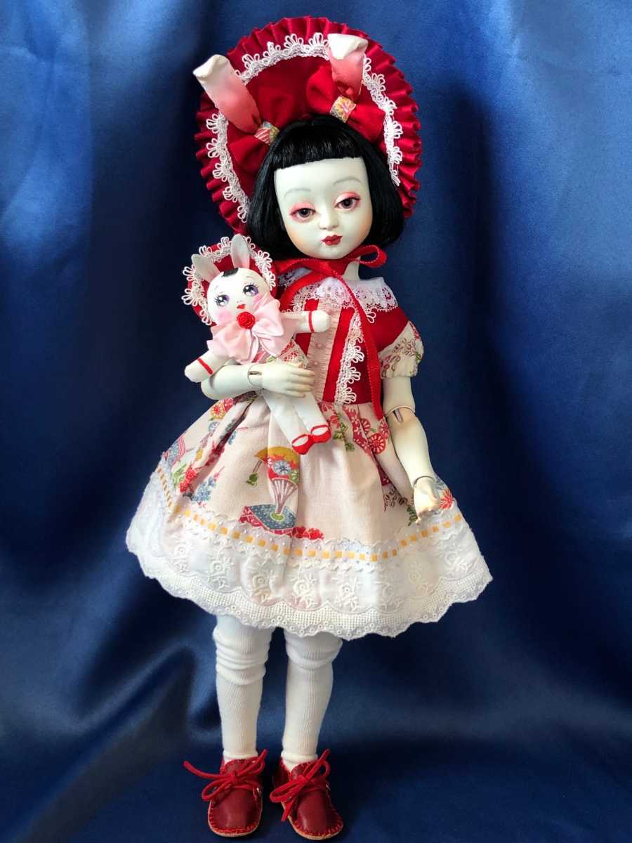 球体関節人形 mydoll 創作人形 ドール 文化人形 ウサギ耳の少女