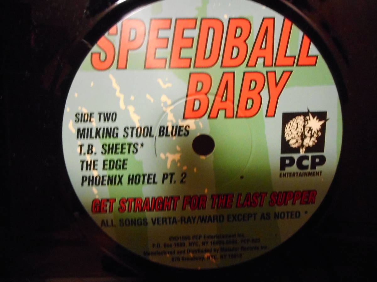 【90年代ロック 10inch】Speedball Baby / Get Straight For The Last Supper ラモーンズのカヴァー収録ベイビー　ネオロカ_画像4