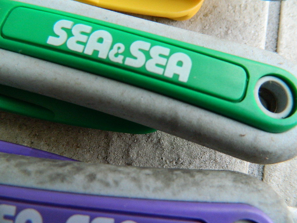  unused * SEA&SEA diver knife 4 color set 