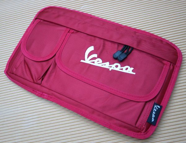  pouch VESPA Vespa tool box for glove case red 