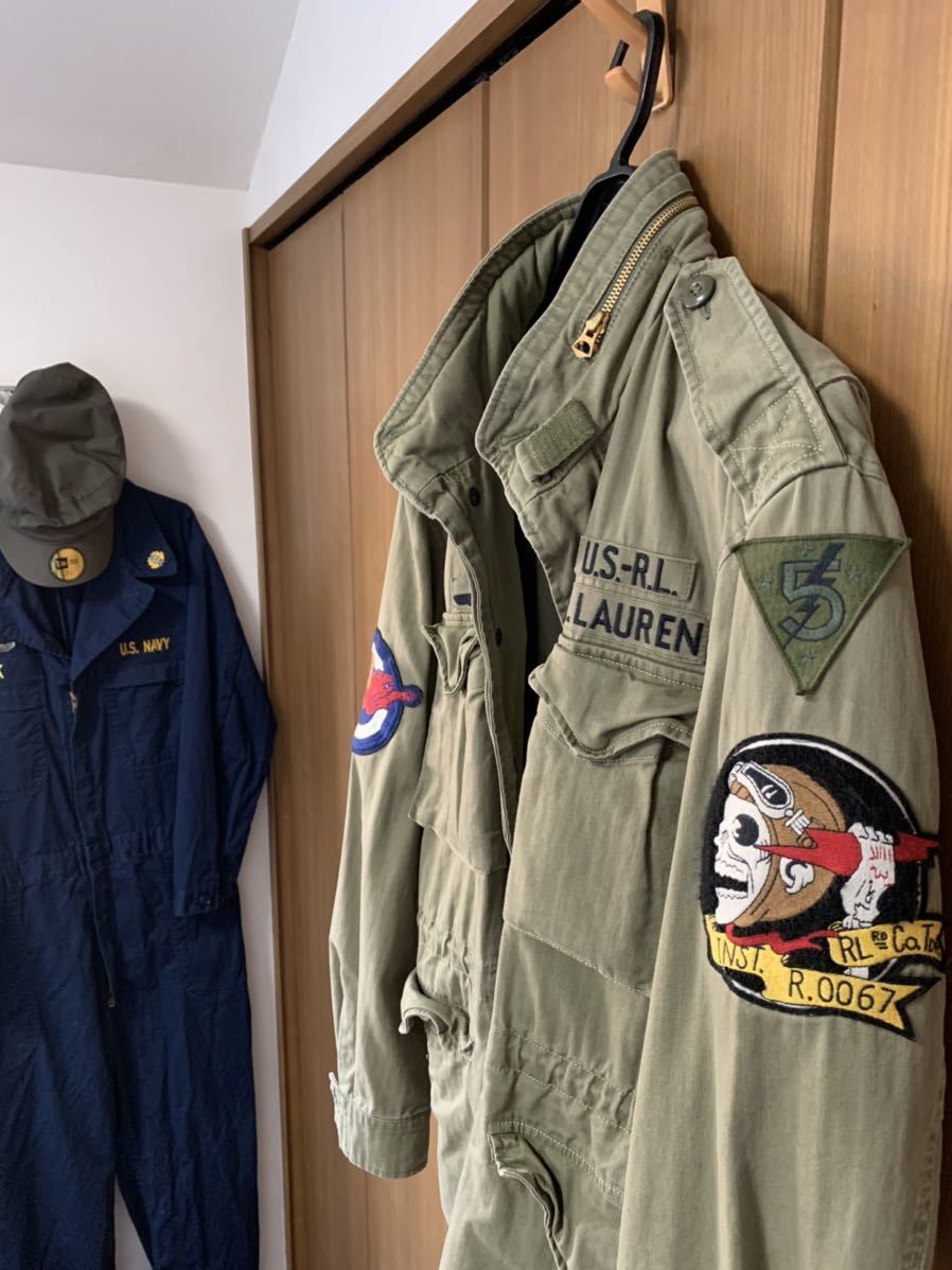 破格値下げ】 新品 ラルフローレン m-65 ミリタリージャケット