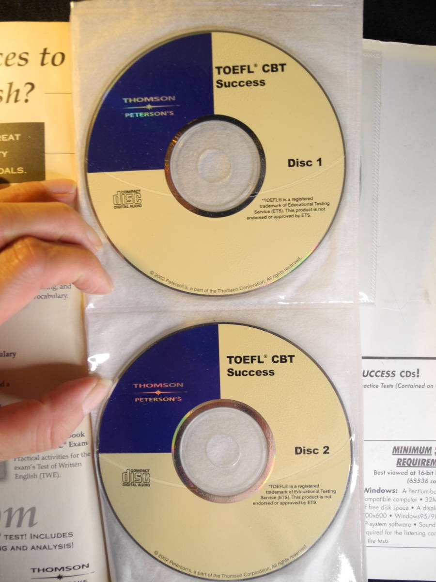 TOEFL CBT SUCCSS 2003 with 5 CDs_画像6