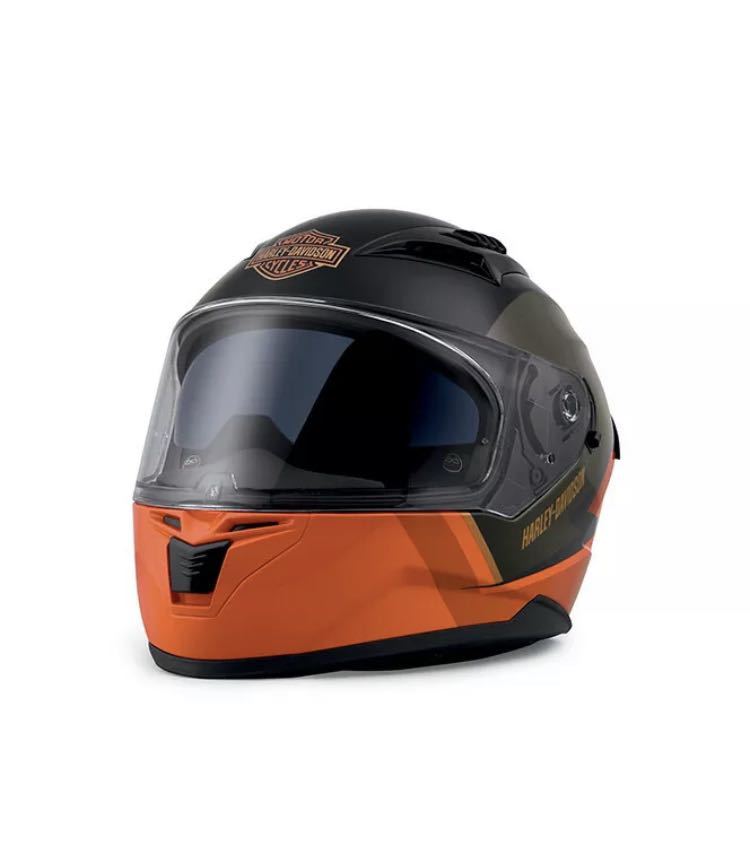 Harley-Davidson Killian M05 Full-Face Helmet Black & Orange 98114-20EX_画像1