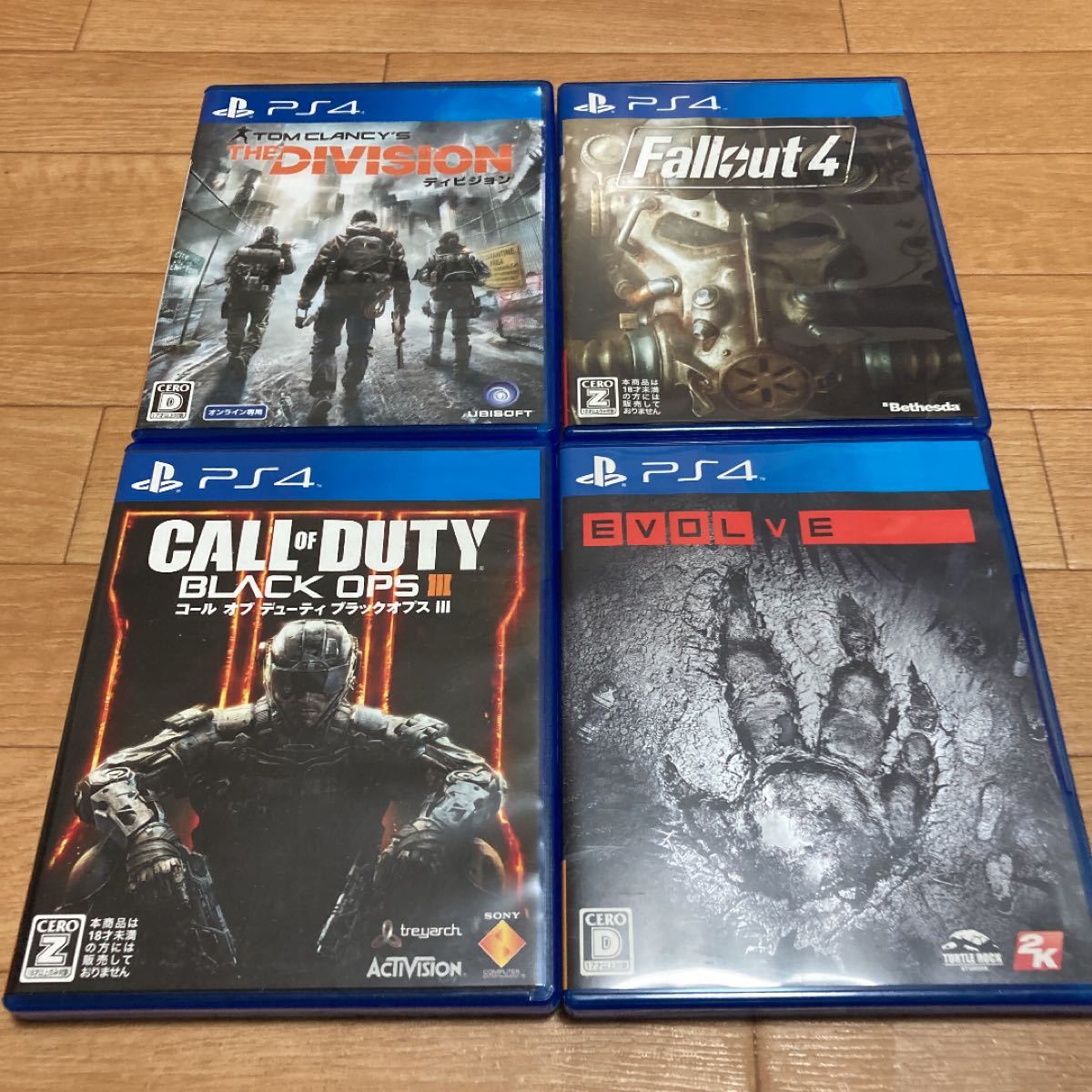 PlayStation4ソフト 4本セット