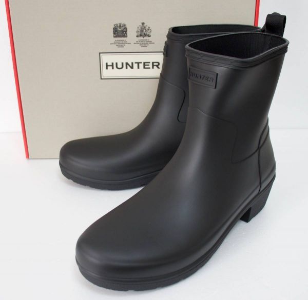 定価18000 新品 本物 HUNTER 靴 リファインド ローヒール アンクル ブーツ WFS2014RMA ハンター JP2 UK3 US5 EU36 No.180~184_画像1