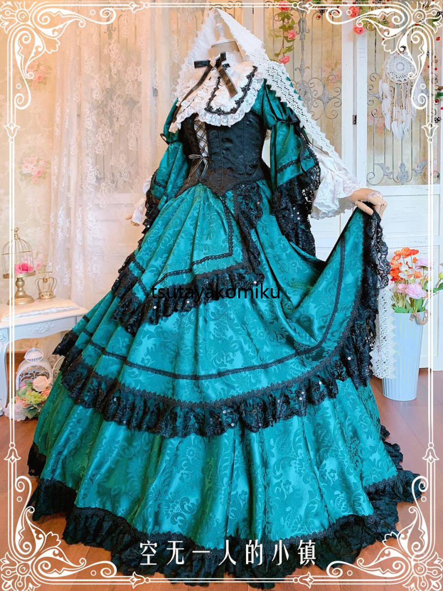 高品質 新作 ローゼンメイデン 翠星石 コスプレ衣装 風 靴と 高品質 新作 ローゼンメイデン 翠星石 コスプレ衣装 風 靴と