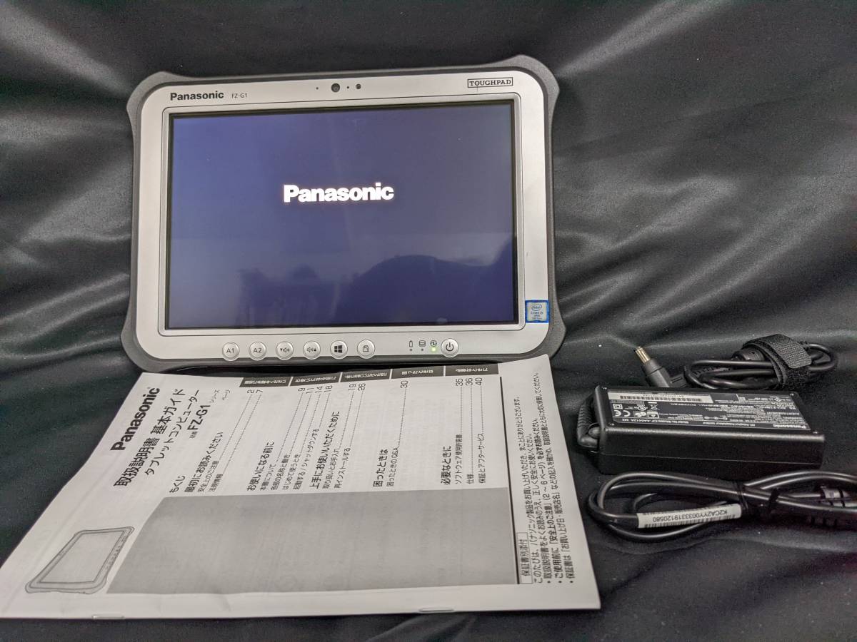 【skh5-p83】動作OK!美品 Panasonic TOUGHPAD FZ-G1W3000VJ Core i5 2.60GHz SSD128GB タブレットパソコン_画像1