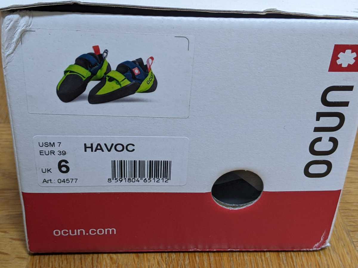 美品1回使用 送料無料 Ocun Havoc UK6サイズ(EU39サイズ 美品1回使用 送料無料 Ocun Havoc UK6サイズ(EU39サイズ
