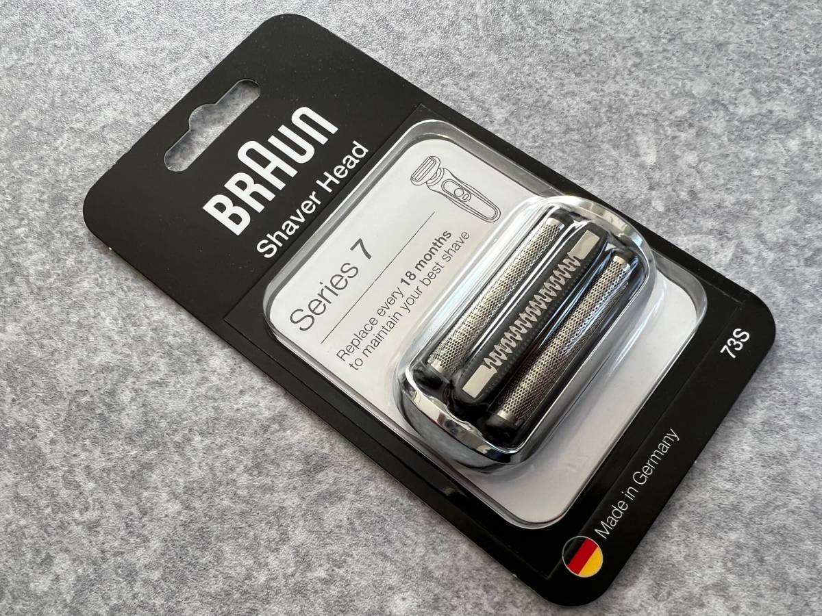送料無料 Braun(ブラウン) 純正 73S (F/C73Sの海外版) シリーズ7 替刃・内刃一体型カセット シルバー b