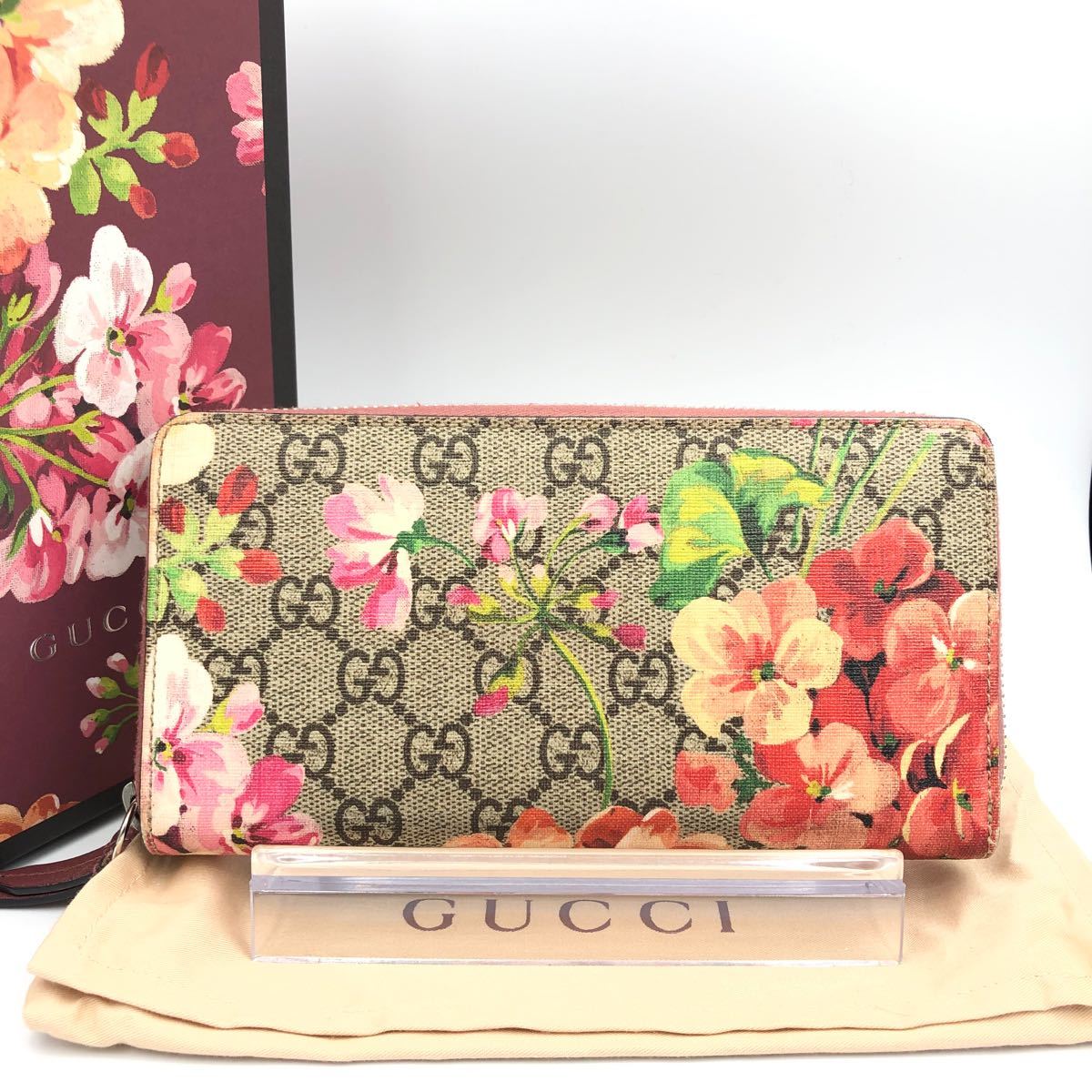 格安 GUCCI グッチ ブルームス 長財布 花柄 ピンク asakusa.sub.jp