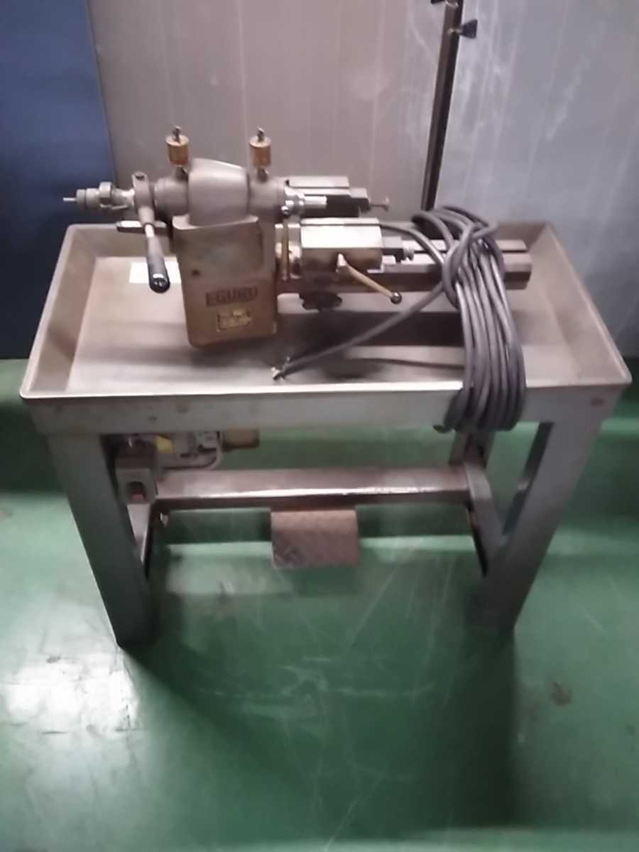 EGURO エグロ 江黒 PH6L-4H形 精密 高速 ジャンク 卓上旋盤 現状 EGURO エグロ 江黒 PH6L-4H形 精密 高速 ジャンク 卓上旋盤 現状
