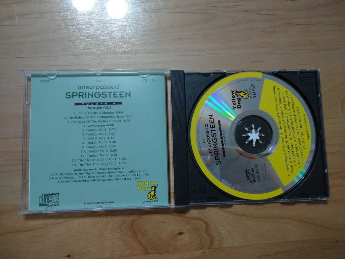 ★ブルース・スプリングスティーン Bruce Springsteen★The Unsurpassed Springsteen Volume 6★CD★YellowDog★中古品★中古CD店購入品_画像3