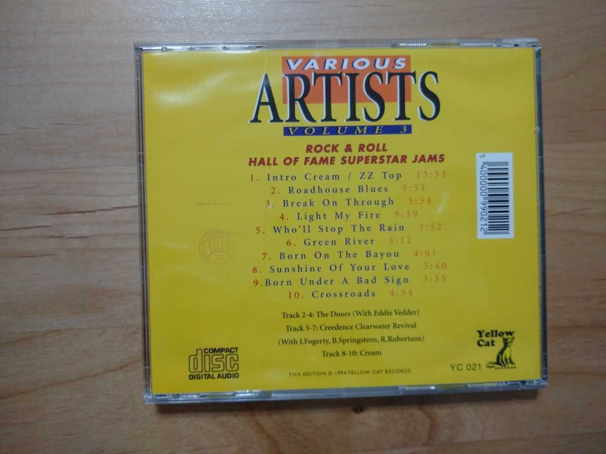 ★Rock & Roll Hall Of Fame Superstar Jams★Various Artists Volume 3 ★CD★YellowCat★中古品★中古CD店購入品