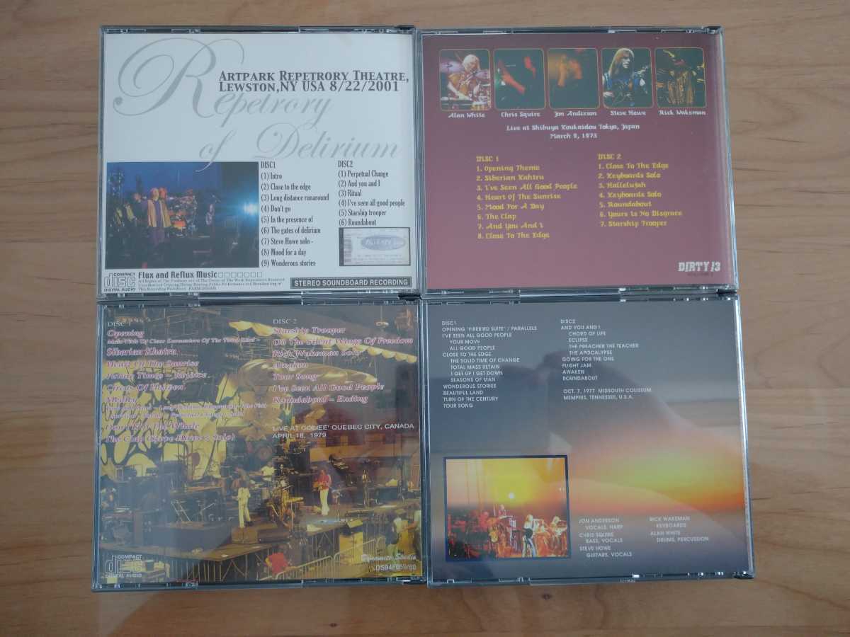 ★YES イエス★A Wonderous Eveving With Yes Tennessee 1977★CIRCUS OF HEAVEN Canada 1979等★8CD★中古品★中古CD店購入品