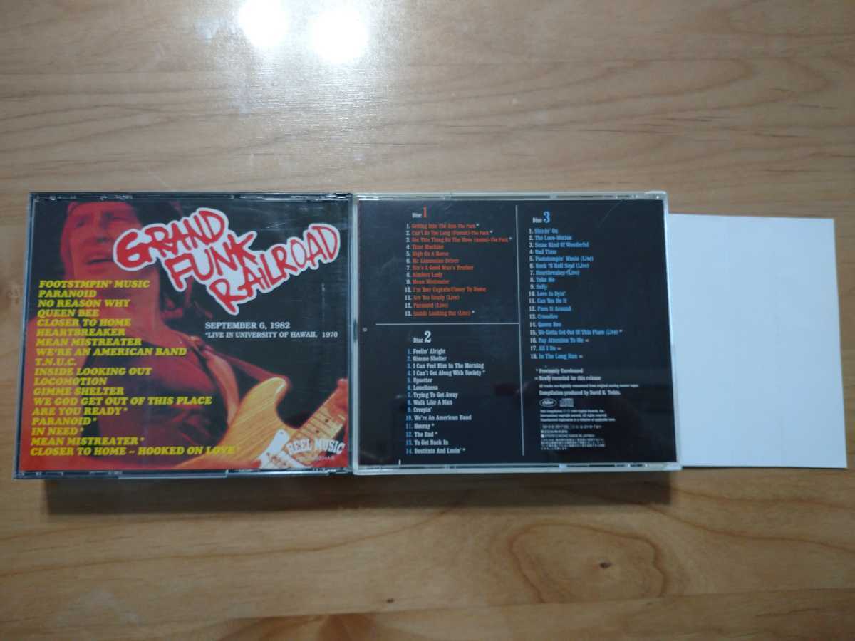 ★Grand Funk Railroad GFR G.F.R★1969-1999 the Anthology 国内盤 帯付★Locomotion 1982★5CD★中古品★中古店購入品