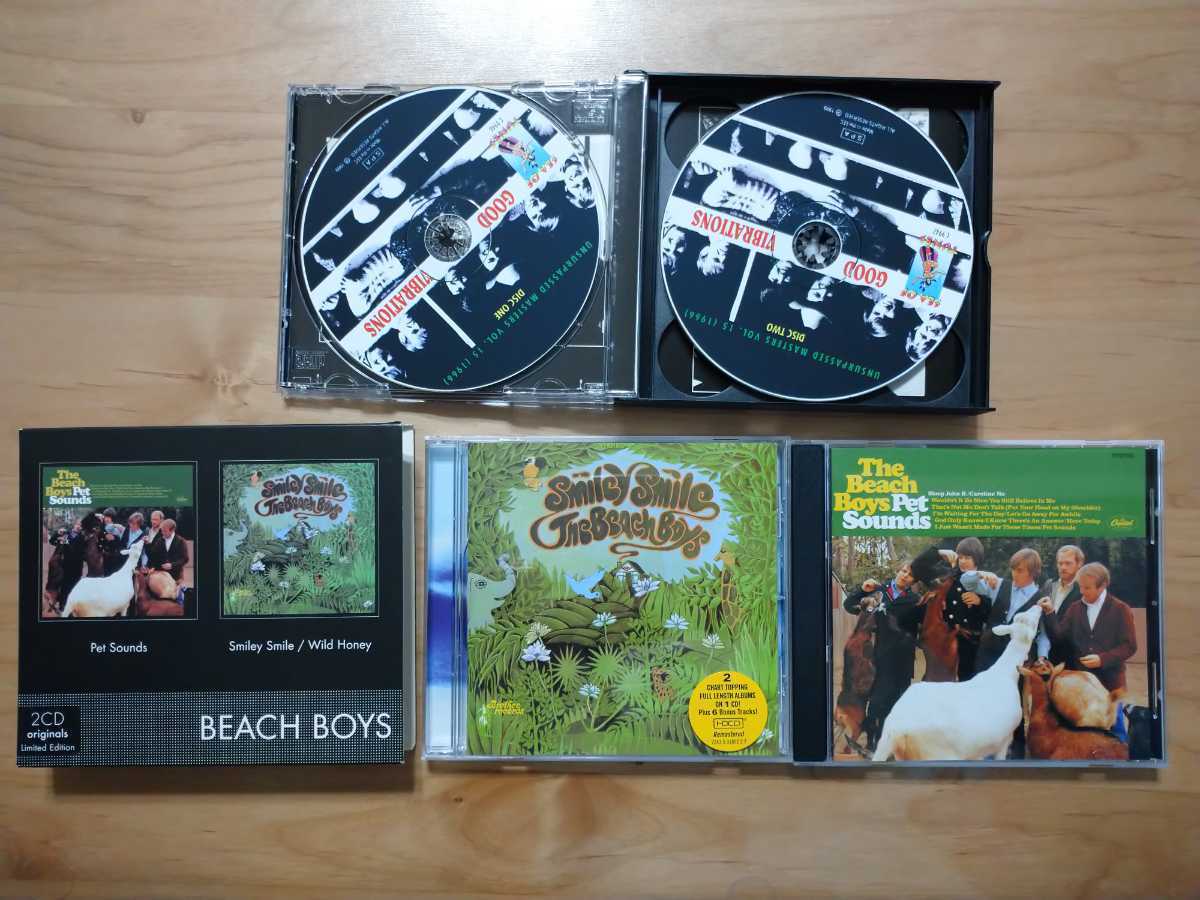 ★ビーチ・ボーイズ The Beach Boys★Good Vibration★Petsounds・Smiley Smlle/Wild Honey★5CD★中古品★中古CD店購入品