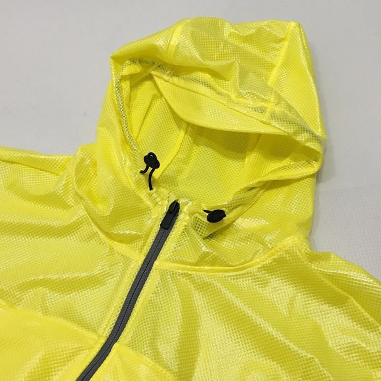  Under Armor USXXL* waterproof Parker jacket / yellow color * long sleeve / rainwear / with a hood ..../ full Zip * direct import * large size * free shipping 