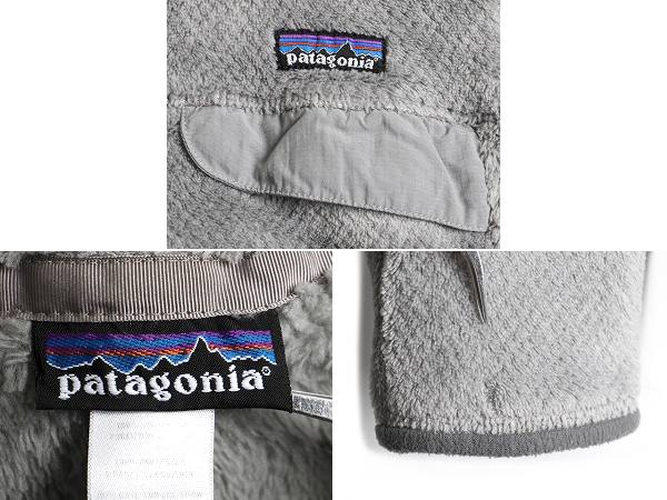 11年製 ■ パタゴニア リツール スナップT プルオーバー ジャケット ( レディース M ) 古着 Patagonia グレー ジャンパー パイル フリース_画像4