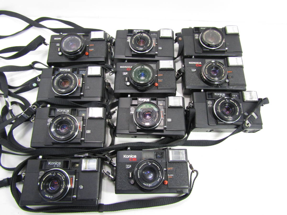 S-740 コンパクトカメラ Konica コニカ C35 シリーズ 11点 まとめセット EF AF 等 フィルムカメラ ジャンク  chesbayresort.com