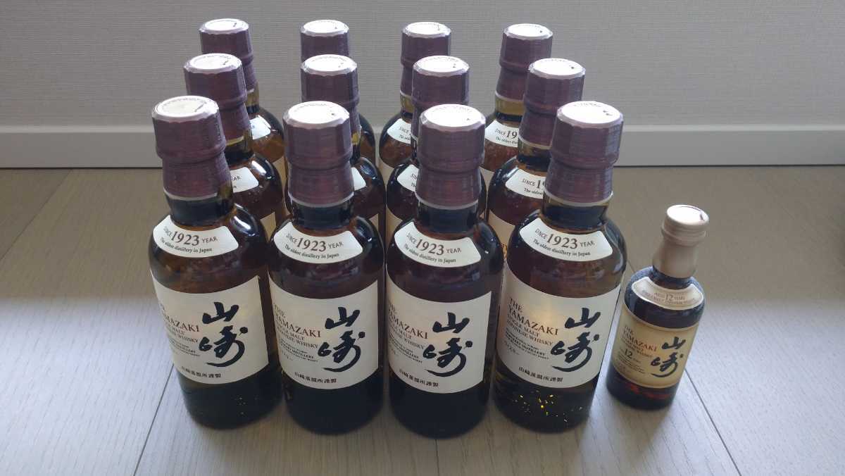 サントリー 山崎 NV 12本セット(180ml×12) 未開栓 山崎12年 50ml付き