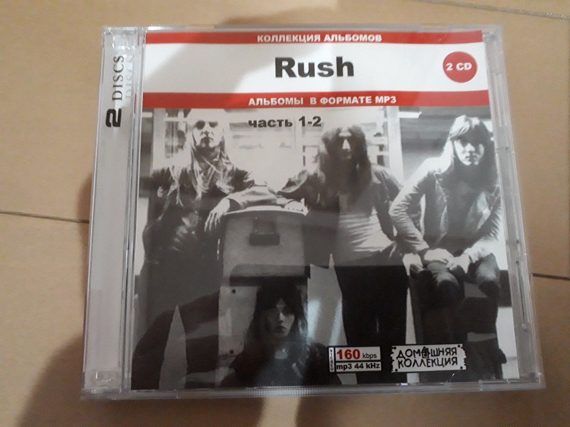 『ラッシュ（Rush）』　ロシア盤MP3CD　2CD_画像1