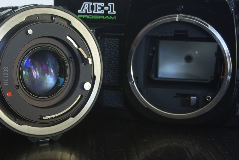 キヤノン一眼レフ【Canon AE-1 PROGRAM】+FD28mmF2(レンズはジャンク)_画像8