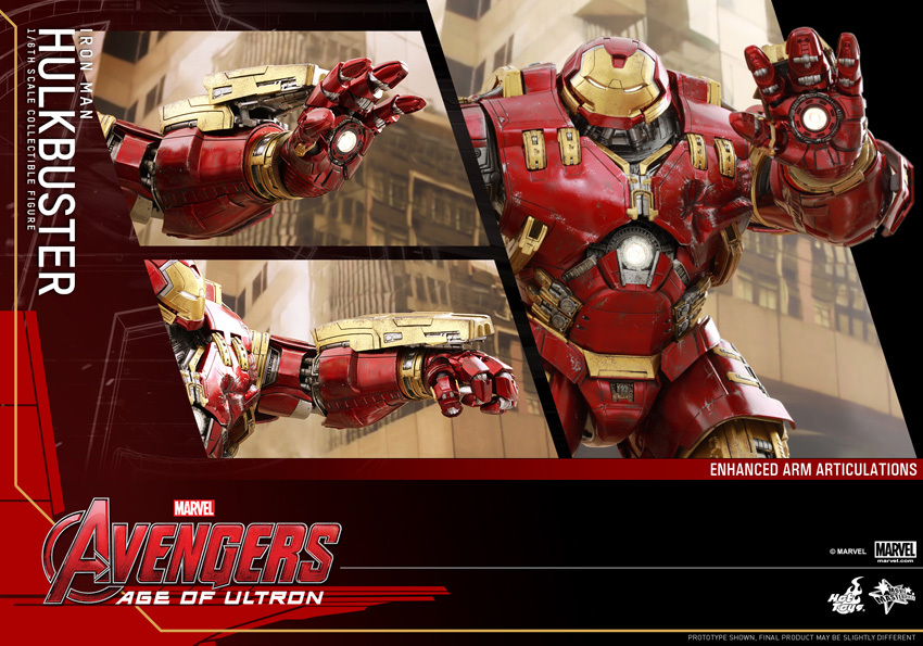 1/6 hot toys Avengers Ⅱeiji*ob*uruto long Ironman Mark 44 Hulk Buster DIECAST version with enhancing parts set 