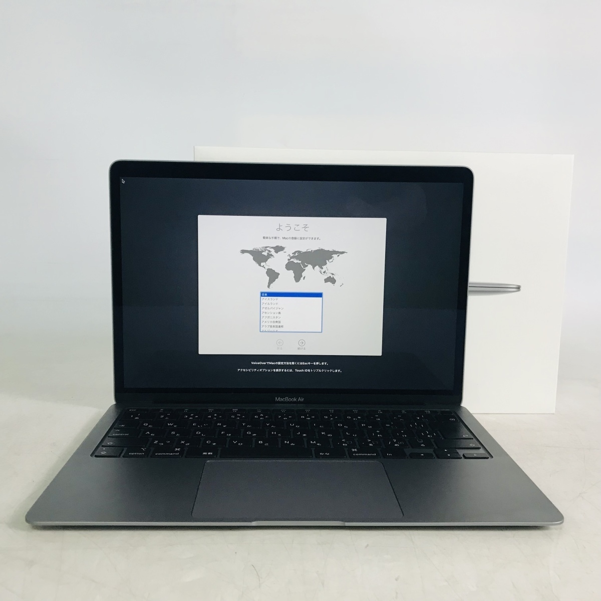 売れ筋商品 動作確認済み MWTJ2J/A スペースグレイ 256GB 1.1GHz/8GB/SSD i3 Core 2020)  13インチ(Early Retina Air MacBook - MacBookAir - labelians.fr