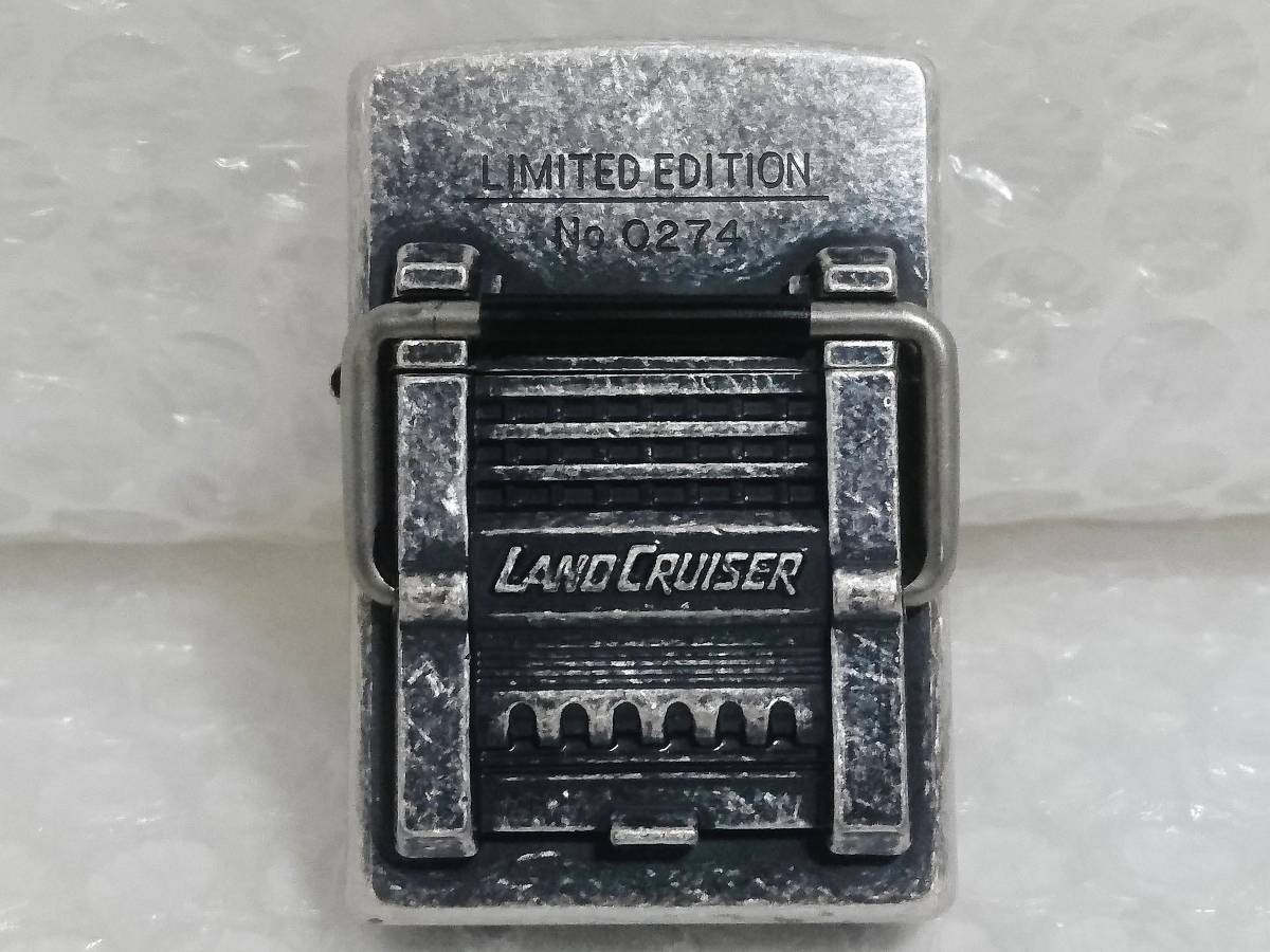 未着火品+数量限定品 Zippo LAND CRUISER シルバー 限定版 1996
