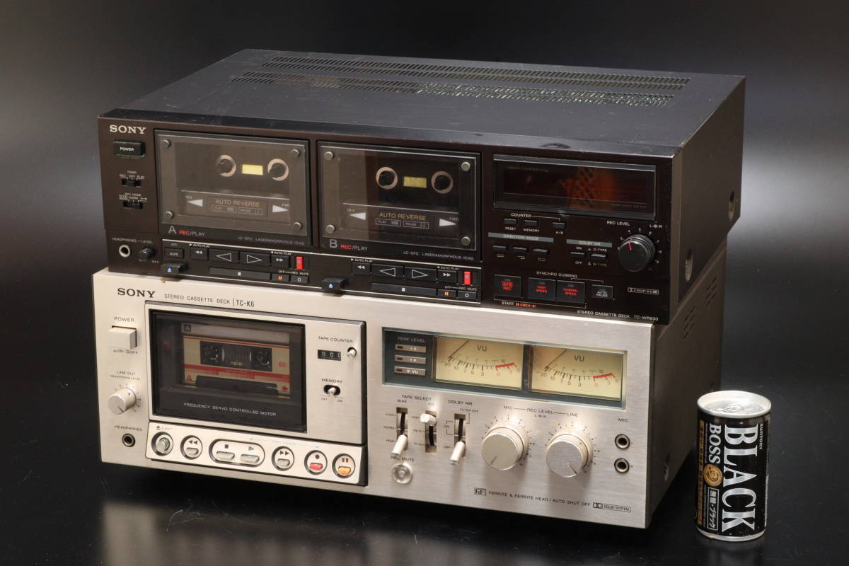 ヤフオク! - SONY ソニー テープコーダー カセットデッキ TC-W...