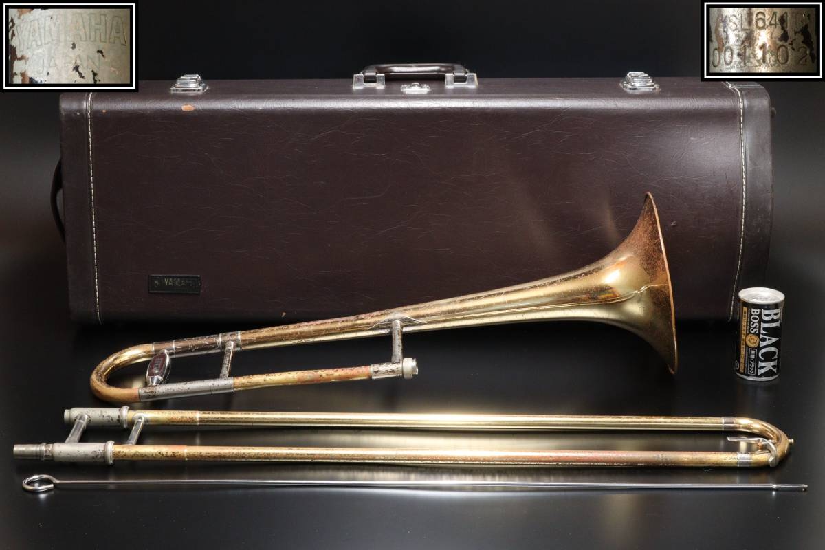YAMAHA ヤマハ テナートロンボーン YSL6410 ケース付 ジャンク www