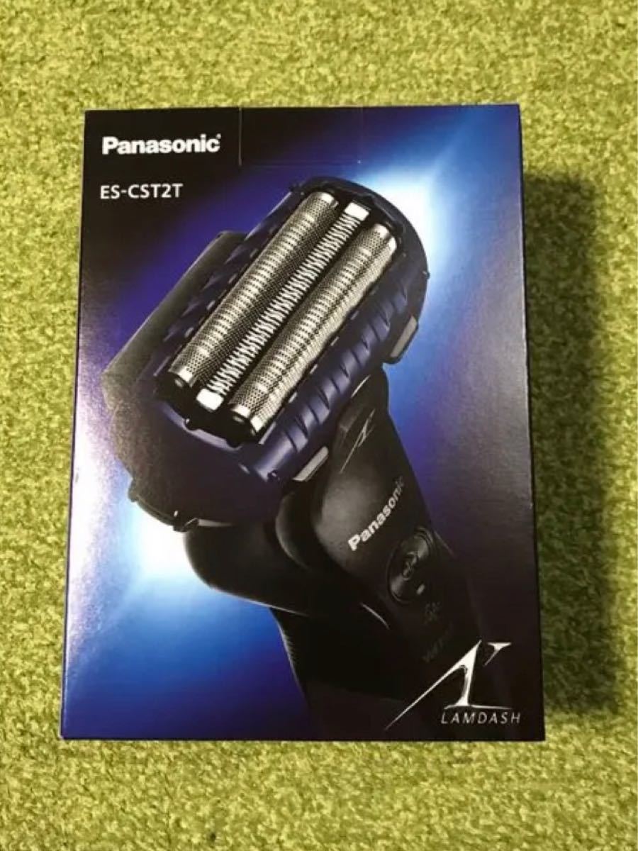 パナソニック　Panasonic　メンズシェーバー ラムダッシュ 青 [3枚刃 /AC100V-240V]　ES-CST2T-A