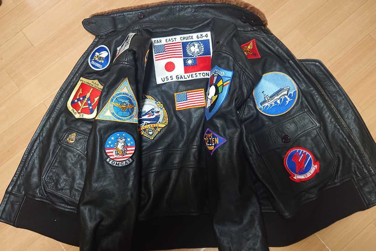 MAX CADYs マックスケイディ G-1 トップガン TOP GUN トム・クルーズ フライト ジャケット レザー leather 革ジャン パイロット 中田商店_画像1