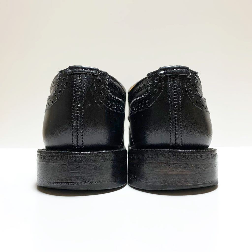 トリッカーズ Tricker's レザー ウイングチップ シューズ 白黒 トリッカーズ Tricker's レザー ウイングチップ シューズ 白黒