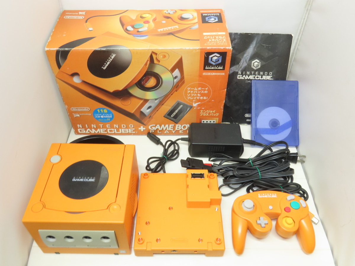 Nintendo 任天堂 ニンテンドー Gamecube ゲームキューブ エンジョイプラスパック ゲームボーイ プレーヤー オレンジ 2 本体 売買されたオークション情報 Yahooの商品情報をアーカイブ公開 オークファン Aucfan Com